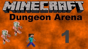 CO-OP Minecraft Adventure Map: Dungeon Arena Episode 1 "Warrior vs Archer"