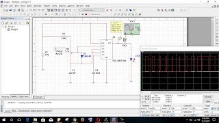 PWM (Pulse Width Modulation) using 555 Timer Simplest | Multisim