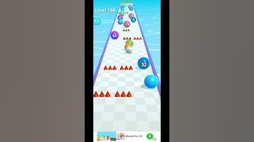 Ball Run 2048 MAX LEVEL 166 Gameplay #shorts #vairlvideoshorts #youtobevideo #gaming #ios #android