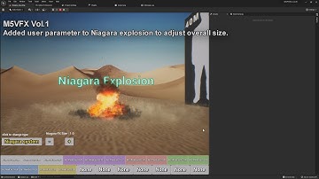 (M5VFX Vol.1) Updated Niagara explosion scaling