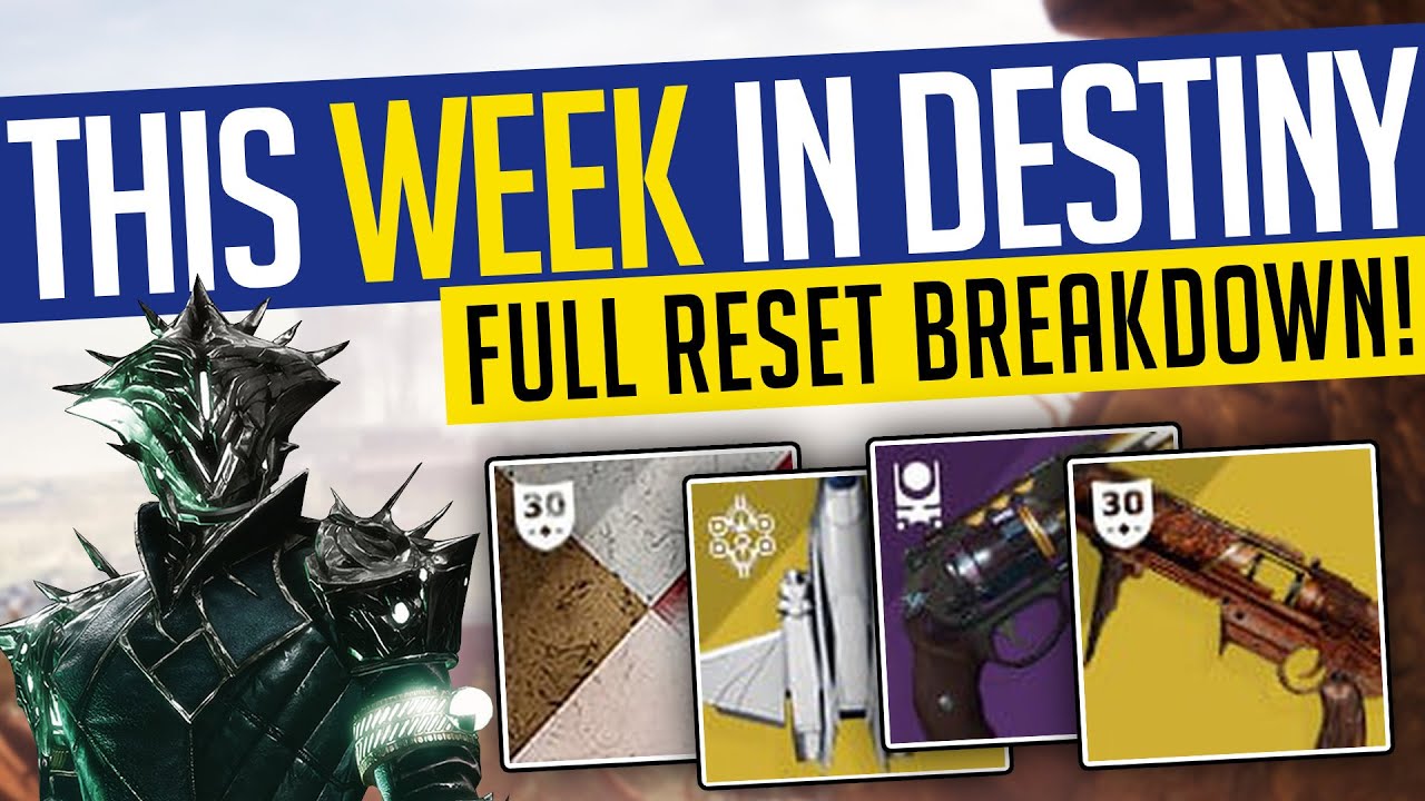 Destiny 2 | THIS WEEK IN DESTINY - 4th January! Rank BOOST, Adept ...