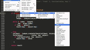 Sublime Text Theme Customisation, Ghetto CoffeeScript