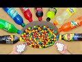 Experiment ! Pepsi, Cola, Mirinda, Mtn Dew, Lipton, Sprite vs M&M's and Mentos Underground