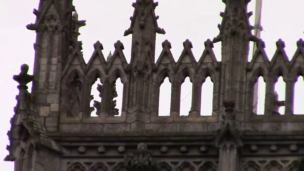 doncaster minster from the East side some rounds on the front 6 bells
