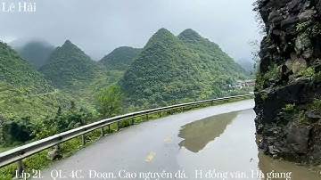 Cao nguyên đá đồng văn. QL 4C. Líp 21. Hà giang