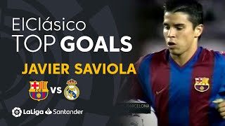 TOP 20 GOALS Javier Saviola FC Barcelona & Real Madrid