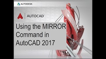 how to Using the  MIRROR Command in AutoCAD 2017