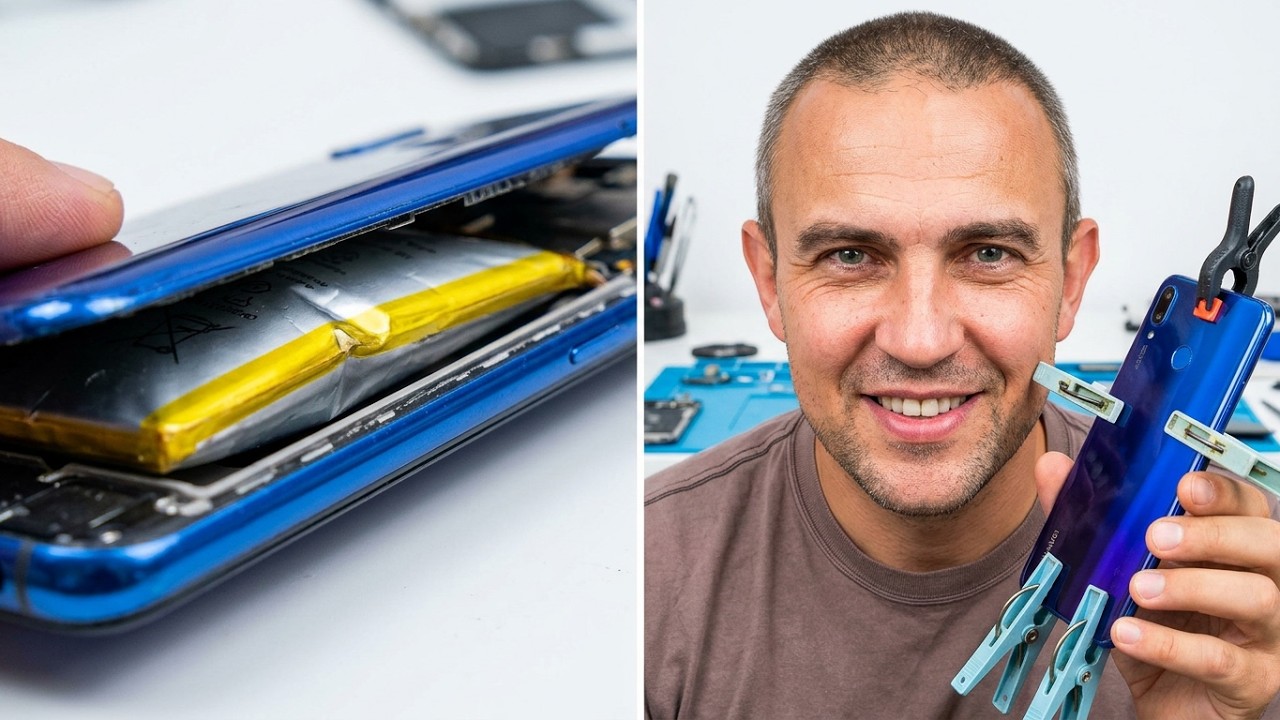 How to Fix a Swollen Battery - YouTube