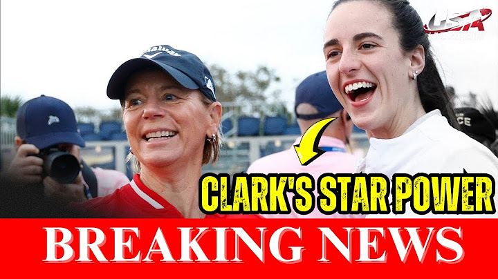 Caitlin Clark 'larger than life' among legends at The Annika pro-am