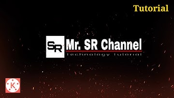 How To Creat a Professional Intro with Kinemaster App || Tutorial