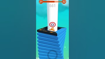 LEVEL 21 | Stack Ball 3D | Mobile Short Video Game #stackball