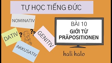 Tự học tiếng Đức | Cách dùng Dativ và Akkusativ | hali halo