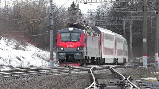 Электровоз ЭП20-013 с поездом № 740 Брянск - Москва