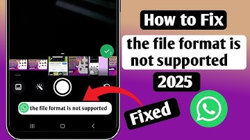 Fix “The File Format is Not Supported” Error on WhatsApp | Convert & Send Any File Easily(2025).