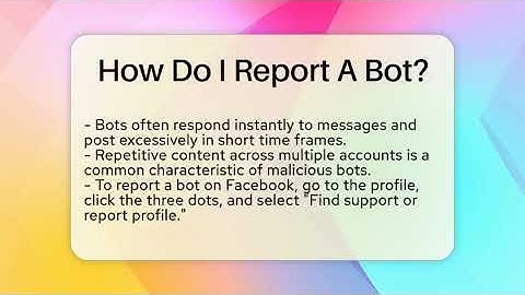 How Do I Report A Bot? - Everyday-Networking