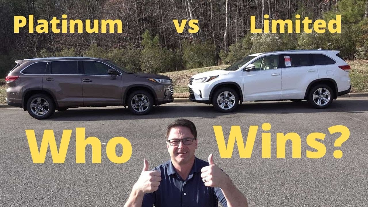 2019 Highlander Limited vs Limited Platinum - How to Decide! - YouTube