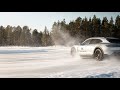 Ice Drifting with a Porsche Taycan!