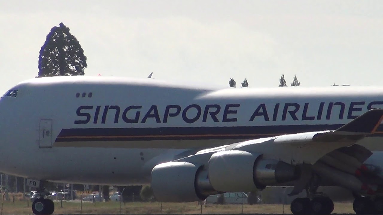Singapore Airlines Cargo SQC7127 Christchurch 7 Jan 2018 YouTube