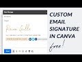 How to Create Email Signature in Canva for Free | Gmail Signature 💛Easy Tutorials with Reina