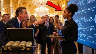 Billionaire Has No Idea Black Waitress Is a Math Genius Dares Her for Millions Then Goes Quiet