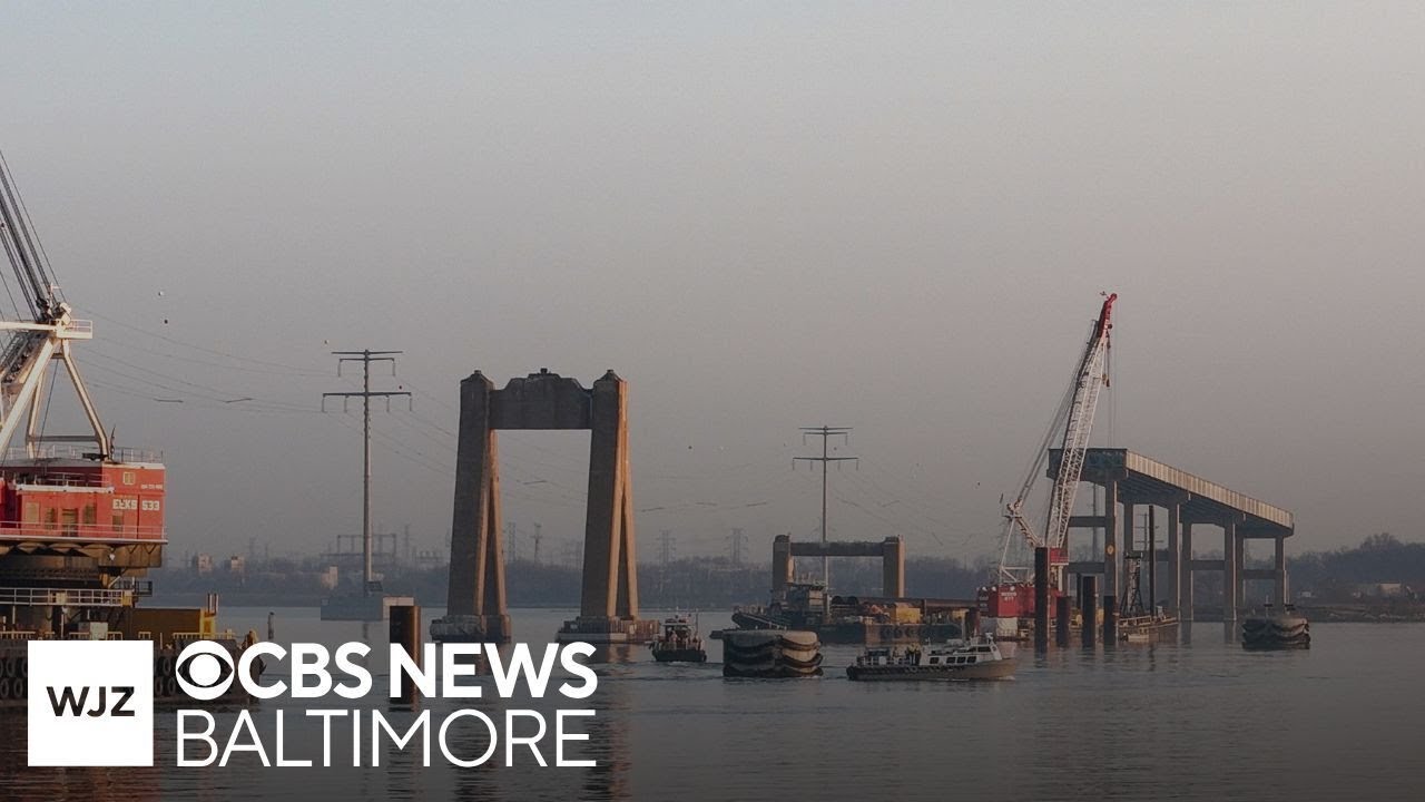 Maryland officials share update on Baltimore's Key Bridge rebuild