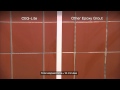 Ceglite epoxy grout time lapse demonstration