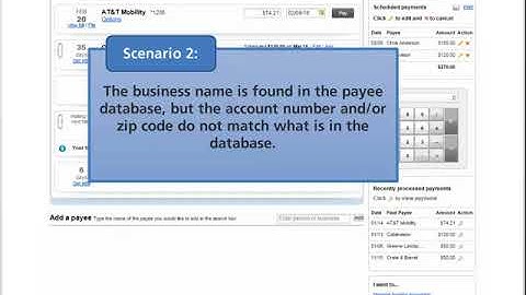 First Online Banking Bill Pay Add Payee Demo