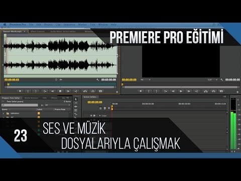 Premiere Pro Eğitimi 23 - Ses ve müzik dosyalarıyla çalışmak