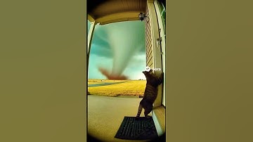 She Won’t Get Back 😿 | AI Tornado Cat Video | Sora2 Viral Shorts #sora2 #cat #aivideo #soraai