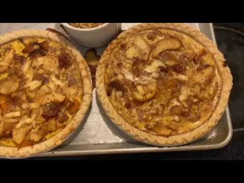 Butternut Squash Apple Bacon Quiche | Great For Your Festive Table!