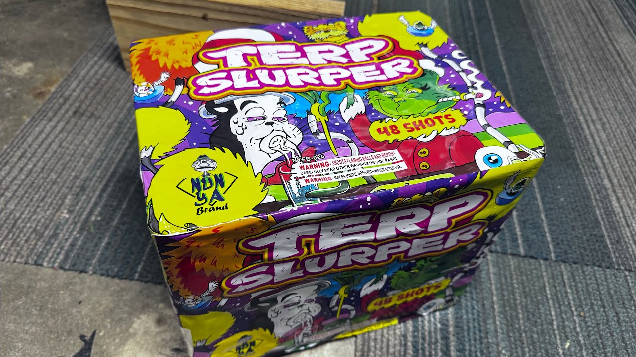 TERP SLURPER 48 shot firework BANGER!! 🔥🔥💥 NUNYA BRAND