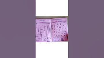 Thumbnail of Making my game book (part - 10) Maze and Wordsearch #shorts | Quick Arts & Crafts