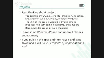 CSE535 Mobile Computing Introduction