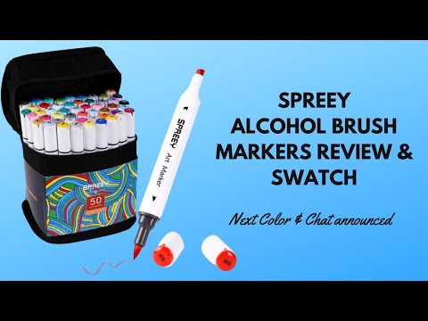 Spreey 42 Set of Dual-Tip Alcohol Art Markers