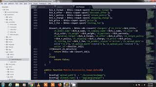E-commerce Project in Code-igniter Framework Part - 139 ( Connectivity Info. Insert into database )
