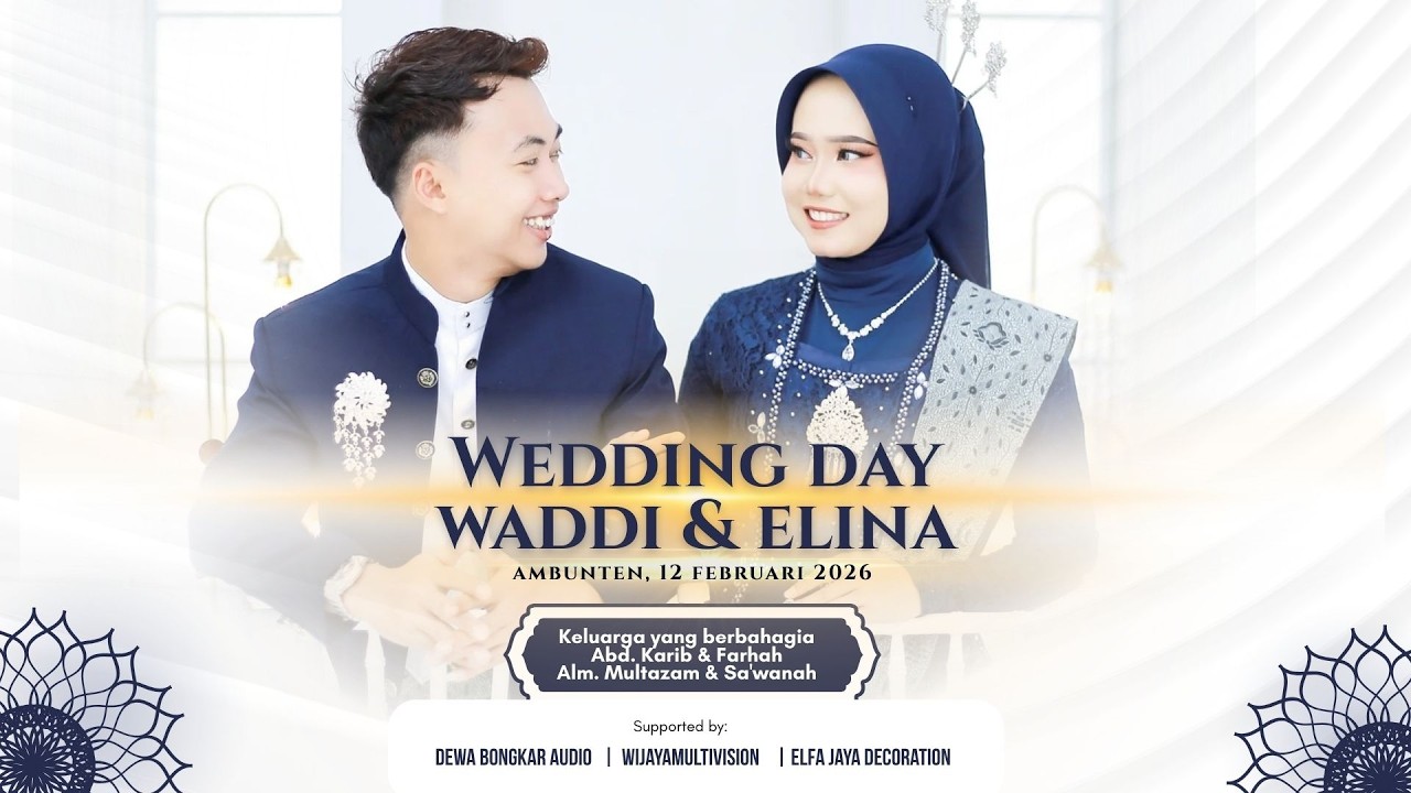 LIVE STEAMING PESTA PERNIKAHAN WADDI & ELINA AMBUNTEN, 12 FEBRUARI 2026