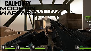 Left 4 Dead 2 COD:MW MG36 SD Black Mod Gameplay Showcase