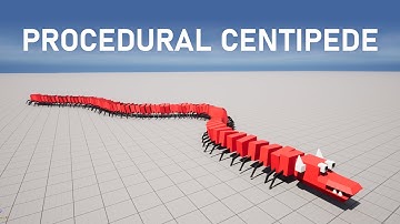 Unreal Engine 5.3 - Procedural Centipede