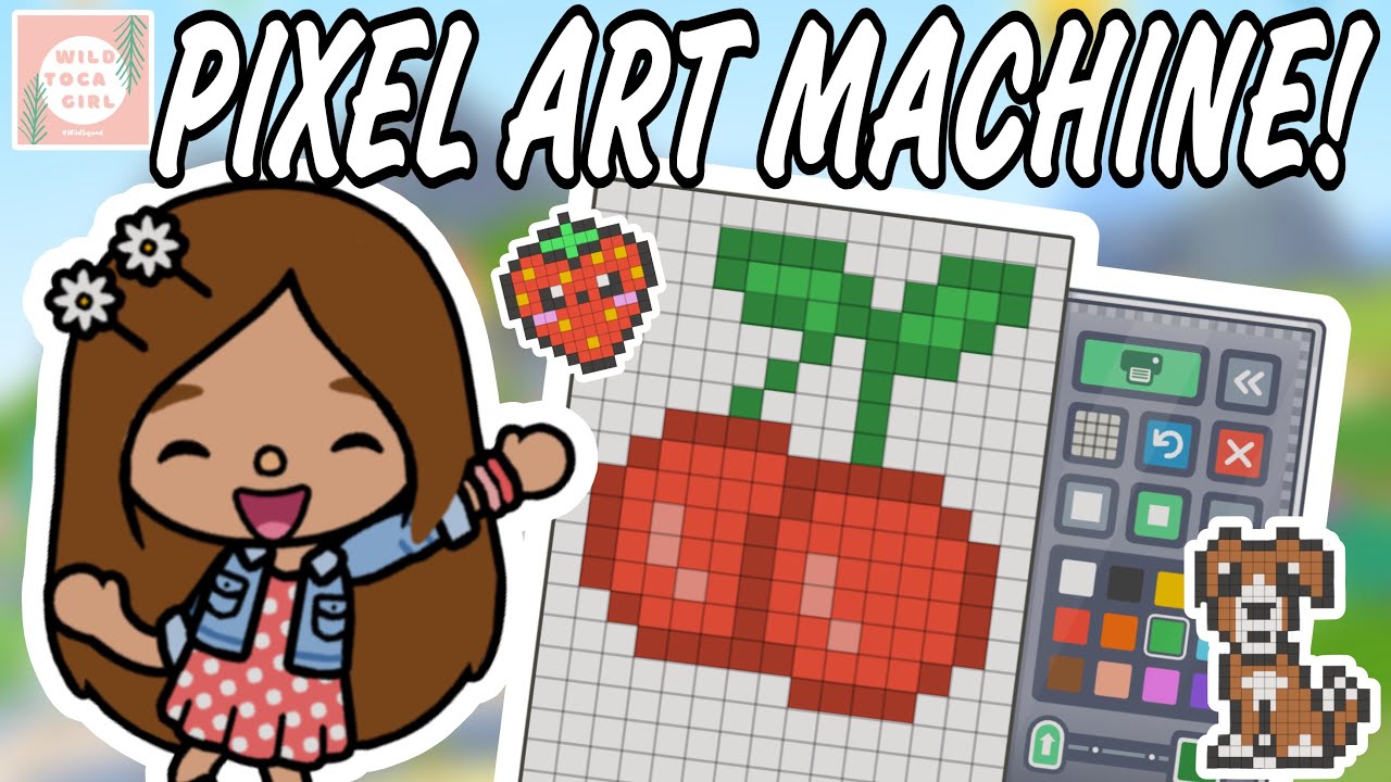 Toca Machine NEW UPDATE 🤩 PIXEL ART MACHINE! 🖼️🎨 TOCA BOCA WORLD 🌍 - YouTube