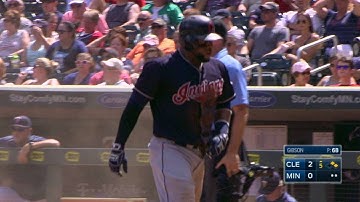 CLE@MIN: Lindor hits RBI single on line drive to left