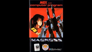 Macross - MSX - Gameplay Up to scene 3