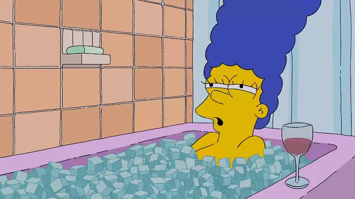 Marge Simpson Ice Bath