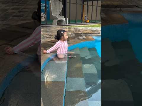 Udah makin berani kaya papanya nih