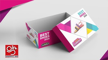 How to Design Shoes Box in CorelDraw | Packing Design | Graphics Inn