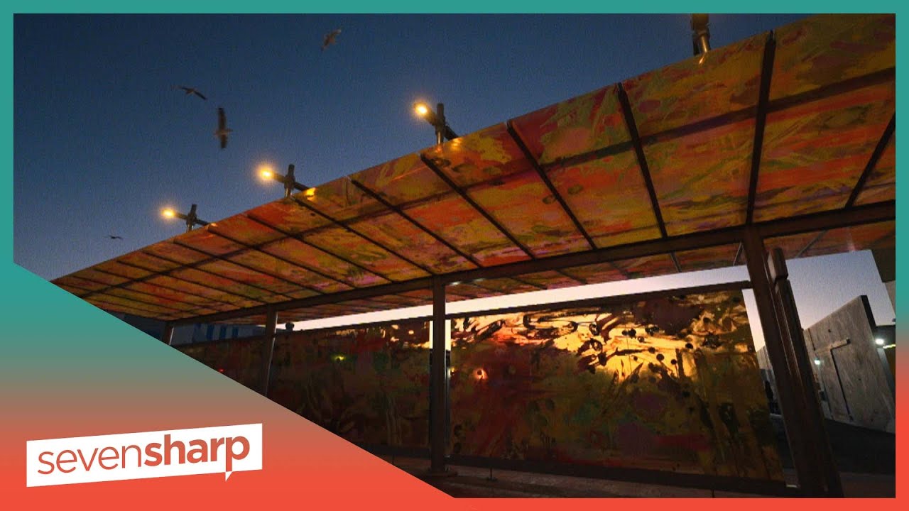 Art installations transform Tauranga city centre