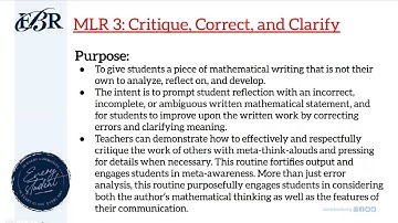 EBR Math: Math Language Routines