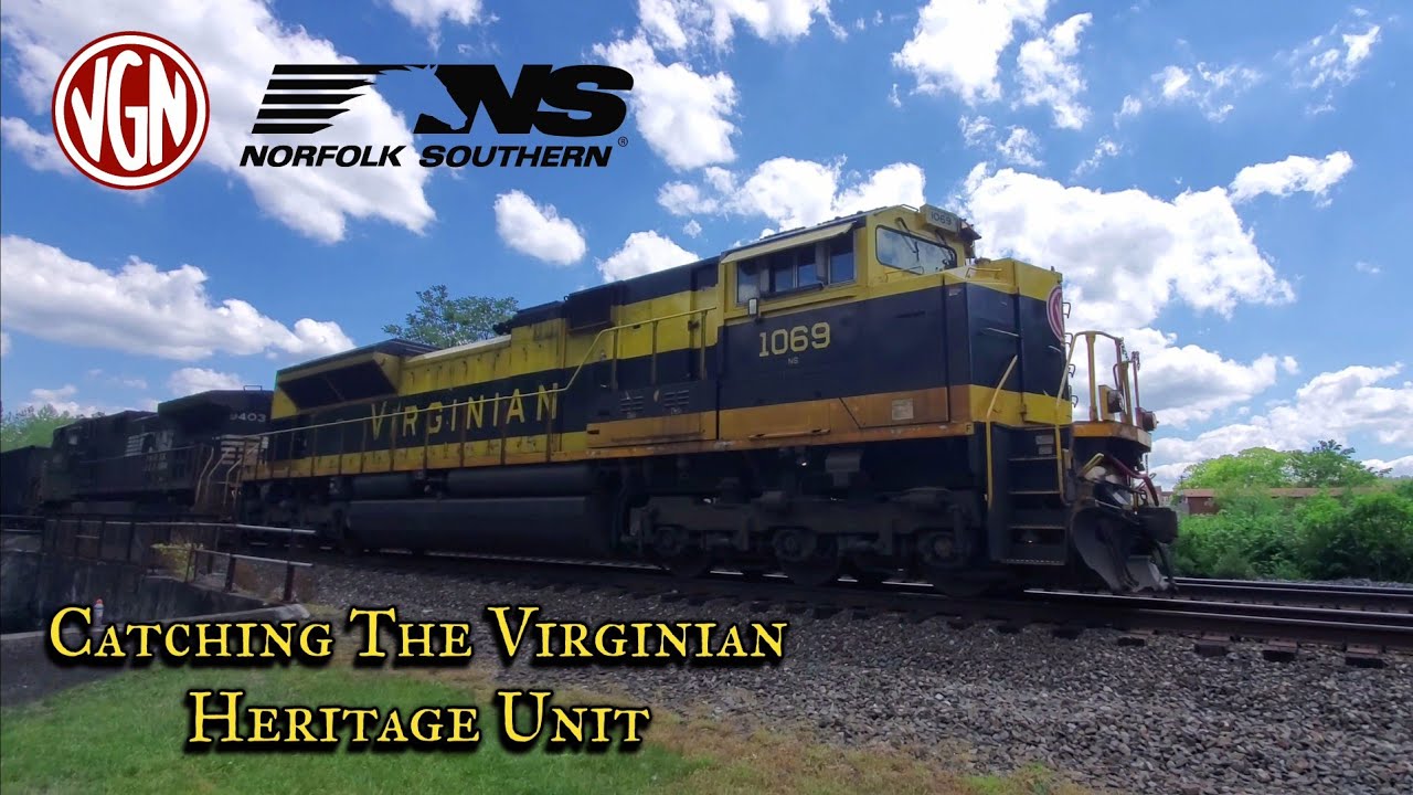 Catching The Norfolk Southern Virginian Heritage Unit - North Irwin, PA