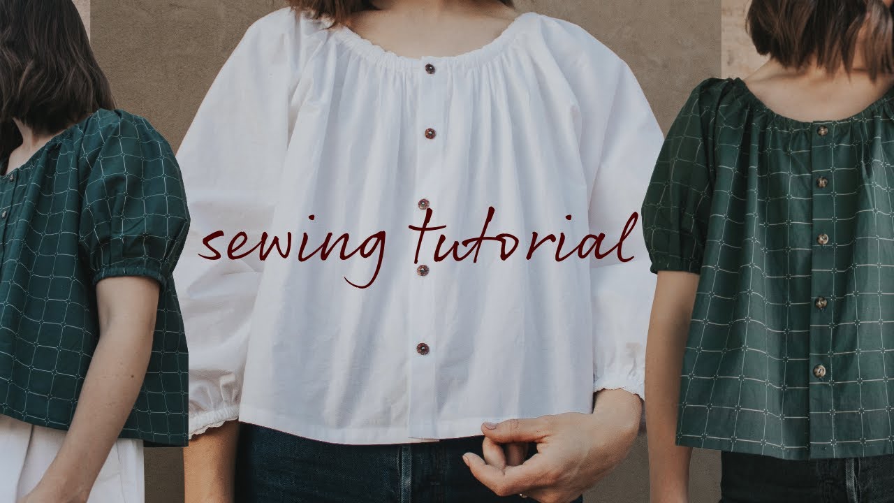 Carol Blouse Tutorial | Beginner Sewing Pattern