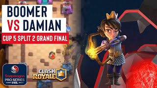 Boomer vs Damian | Cup 5 Split 2 Grand Final | Clash Royale SMO NA screenshot 2