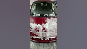 The power of ceramic coatings! #autodetailing #ceramiccoating #diydetail